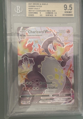 Charizard vmax beckett bgs - vmax,