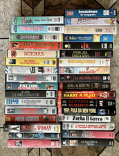 Film classici mix - 33 Videocassette originali VHS in ITA con custodia rigida