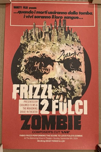 Zombie poster evento - evento, frizzi