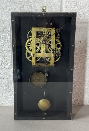 Vintage skeleton clock - vintage,