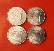 10 LIRE 1955, 1966, 1967 E 1968 IN FDC-ALTISSIMA CONSERVAZIONE COME FOTO [O501]