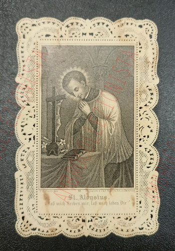 Santino antico con pizzo - santino,