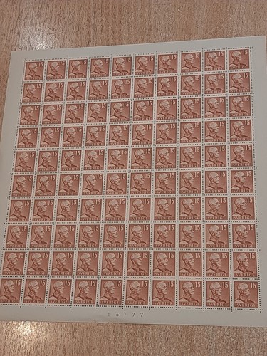Foglio t18 svezia anno 1939 - t18,