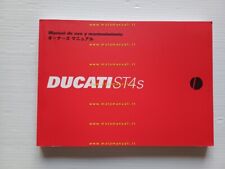 Ducati ST4 S 2001 manuale uso originale testo Spagnolo Giapponese 日本語テキスト