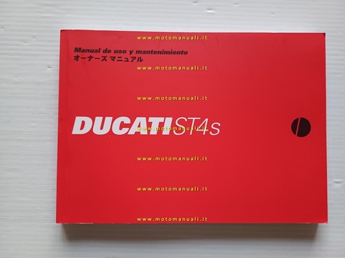 Ducati st4 2001 manuale - ducati,