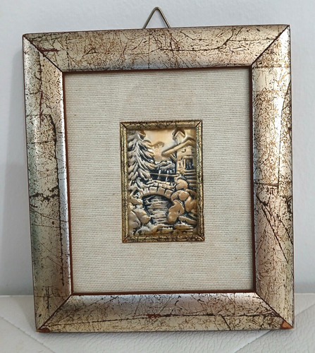 Relief painting bas - -relief, on