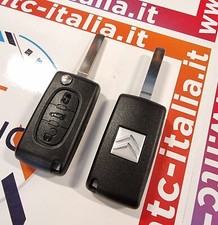 GUSCIO CHIAVE +Logo Citroen C2 C3 C4 C5 C6 Xsara Picasso 3 Tasti Lama VA2