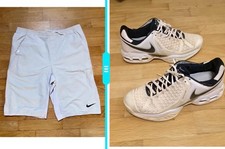 Set Shoes Breathe Cage E Shorts Nike tennis Dri-Fit Rafa Nadal Wimbledon 2008