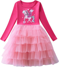 Vestito Ragazze Cotone Morbido