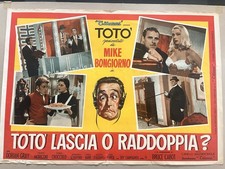 Fotobusta Film TOTO' LASCIA O