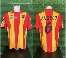 Maglia U.S. LECCE calcio MATCH ISSUED Asics 2009 2010 6 ANGELO Coppa Italia