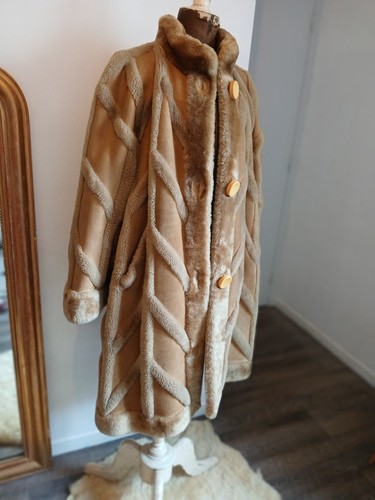 Manteau fourrure christian - manteau, en
