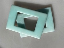 BTICINO N4803V set di 8 placche 3 moduli Verde opalino gel Livinglight