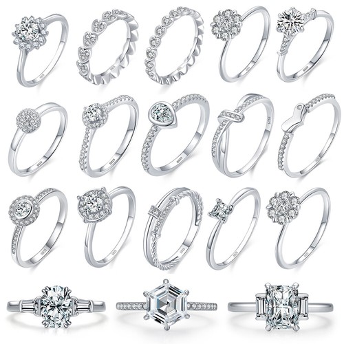 Anello stella cuore - , argento