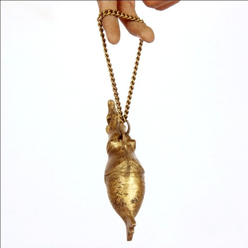 Antico ottone pesce - ottone,