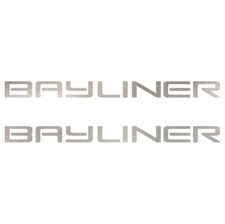 Set of 2 Marine Grade Vinyl Decals for Bayliner Boat Hull. Free Shipping