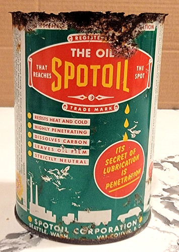 Lattina olio vintage spotoil - vintage,
