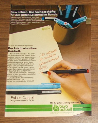 Rara pubblicità faber castell - rara, faber-castell