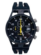 Orologio Locman Montecristo Carbon Crono 545KY/1290 41mm Scontatissimo Nuovo
