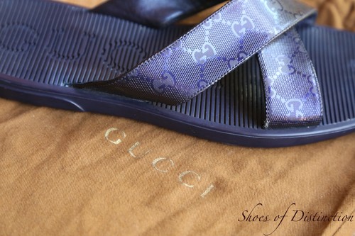 Gucci monogram blu - monogram, pelle