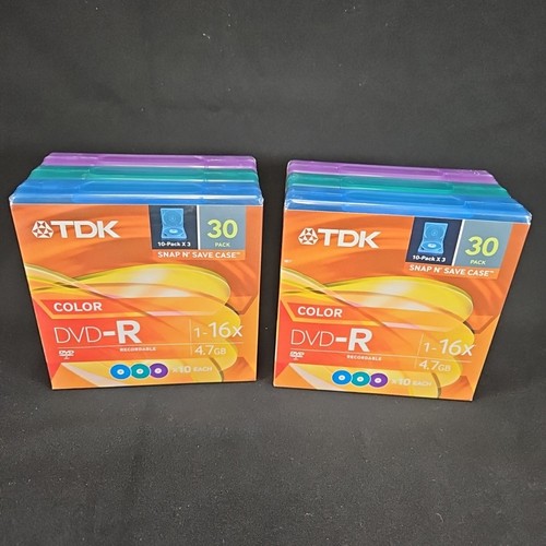 Tdk color dvd 16 x - dvd-r, 30
