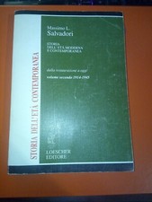 Libro M. Salvadori Storia dell'Età Moderna e Contemporanea Vol. 2 Loescher
