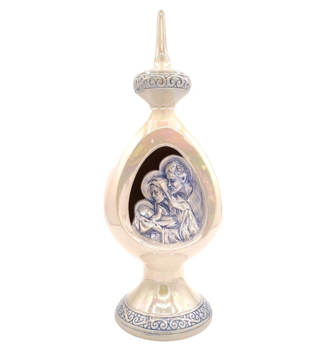 Presepe ceramica opalescente - presepe,