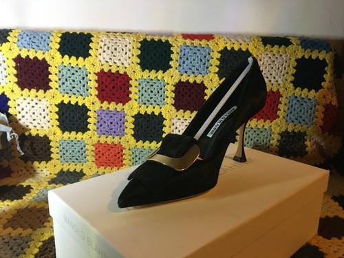 Manolo blahnik scarpe con - -,