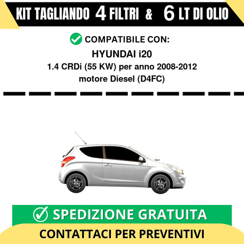 Tagliando per hyundai i20 - tagliando,