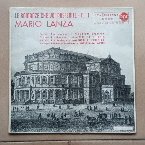 Mario lanza romanze che - lanza-le, voi