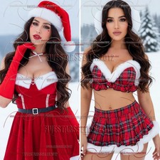 XMAS Women Sexy Lingerie Red