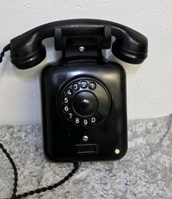 Antico telefono a disco da