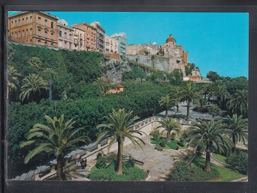 Cartolina cagliari giardini - cartolina,