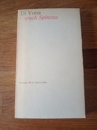 Baruch spinoza piero - piero, di