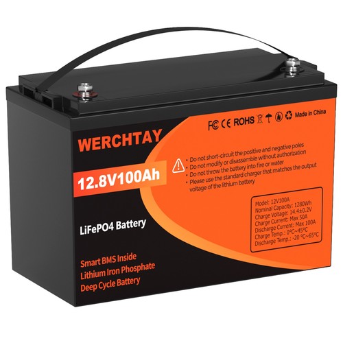 Batteria litio 100ah 12v - 100ah,