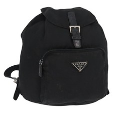 Zaino Prada Nylon Nero Argento