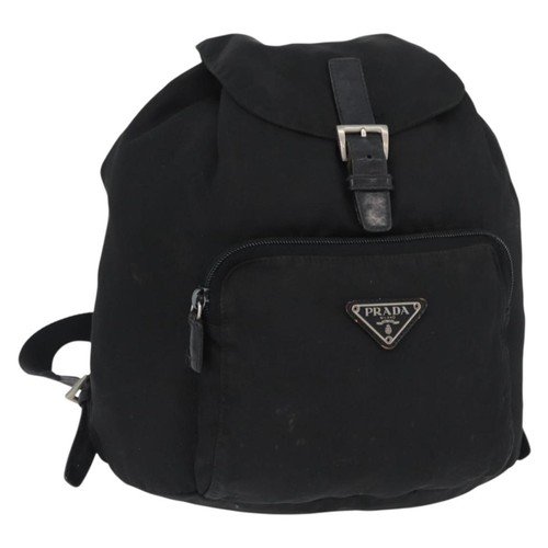 Zaino prada nylon nero - nero, argento