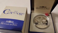 1,5 euro Francia 2003  argento proof fondo specchio Castello di Chambord