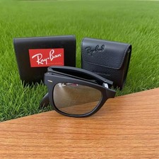 OCCHIALI DA SOLE VIANDANTE PIEGHEVOLI RAY-BAN BIANCO ARGENTO RB4105 RWT-2639