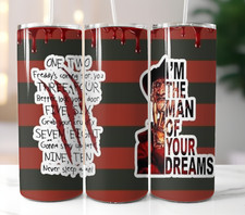 Bicchiere freddy krueger tema - bicchiere,