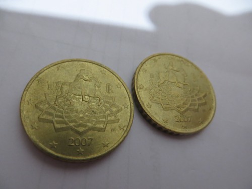 Monete 50 centesimi - monete, da