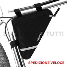 Borsa Marsupio Porta oggetti da Telaio Bicicletta Triangolare MTB