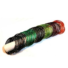 72 Bracciale Indiano Rigido Ø6 , 5cm Bollywood Gioiello Hennè Nozze Matrimonio