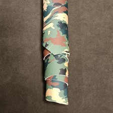 VERA PELLE OVINO STAMPA MIMETICA CAMUFLAGE CONCIA FREE METAL PELLETTERIA HOBBY