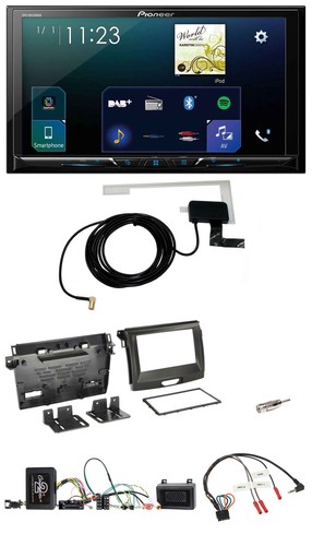 Pioneer 2din dab usb - usb, volante