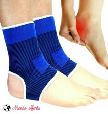 COPPIA CAVIGLIERA ORTOPEDICA FASCIA ELASTICA TUTORE CAVIGLIA PIEDE PER PALESTRA