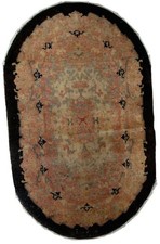 Tappeto Cinese Ovale Art Déco