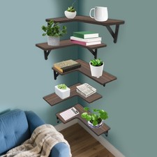 5 Pezzi Scaffali Angolari a