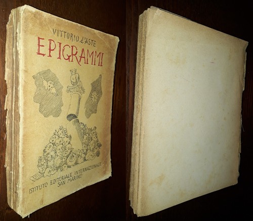 Epigrammi vittorio aste - epigrammi,, d'aste