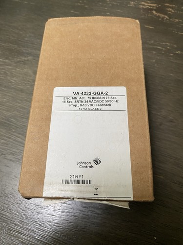 Johnson controls va4233gga2 - johnson,